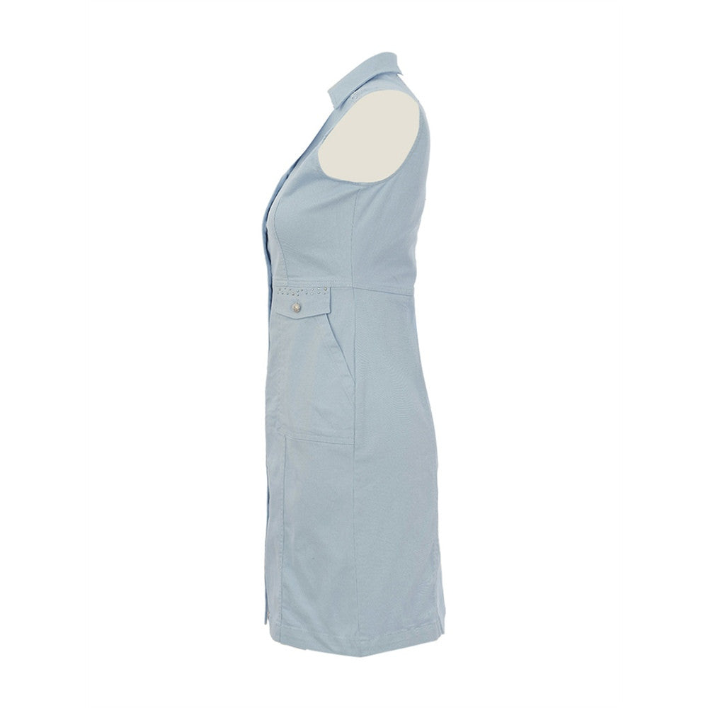 Robe chemisier sans manches