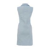 Robe chemisier sans manches