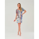 Robe courte imprimée - Taille : XSMALL - Couleur : Multicolore