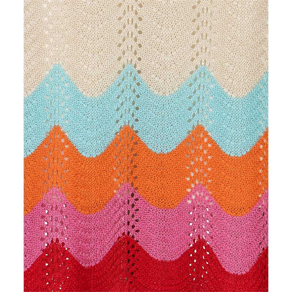 Robe en tricot ajouré
