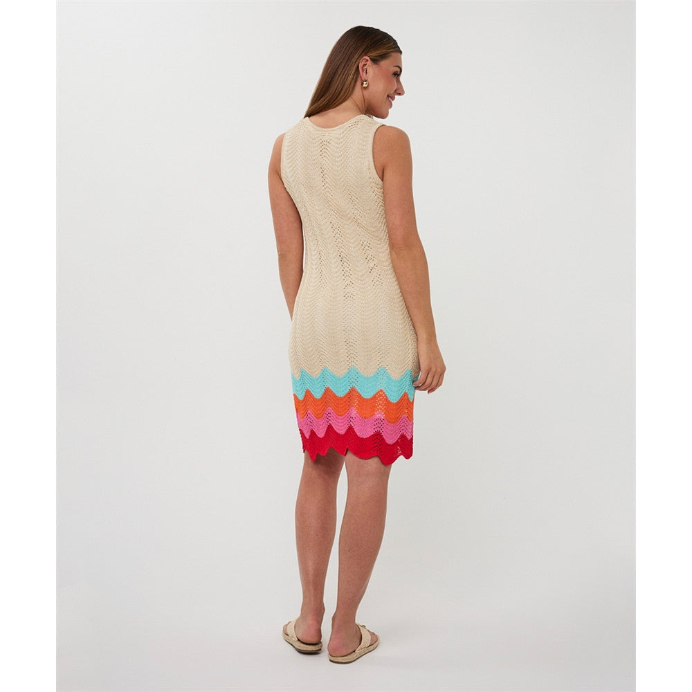 Robe en tricot ajouré