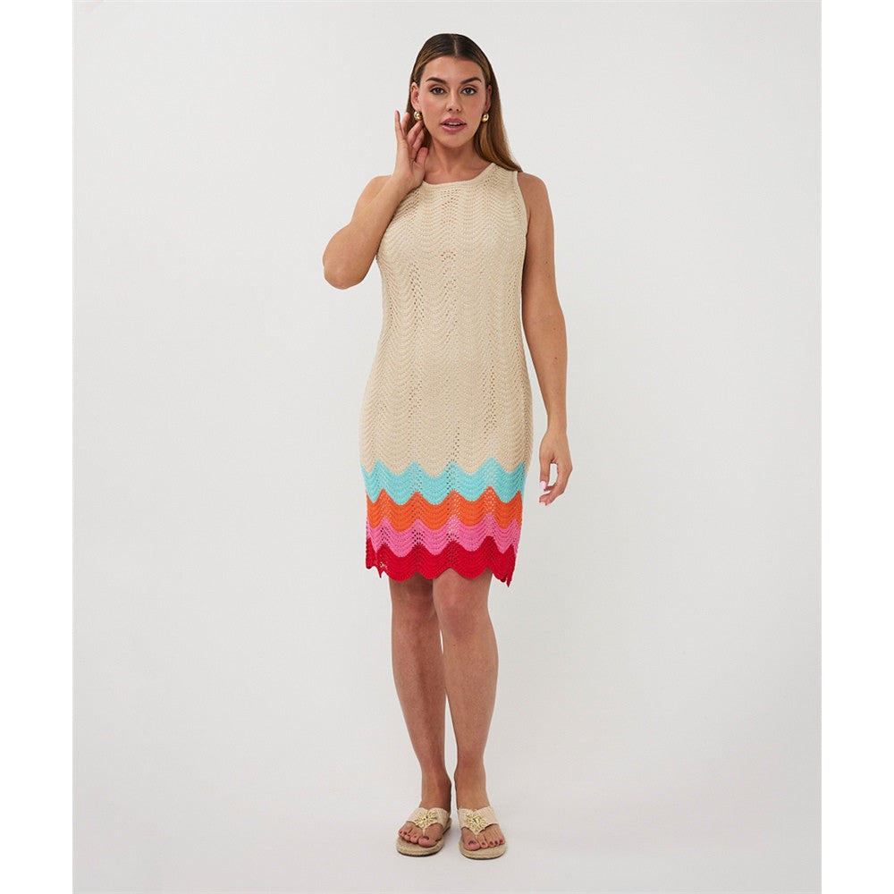 Robe en tricot ajouré