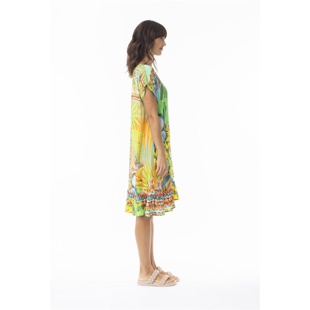 Robe imprimé tropical