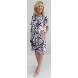 Robe imprimée - Taille : SMALL - Couleur : Lilas