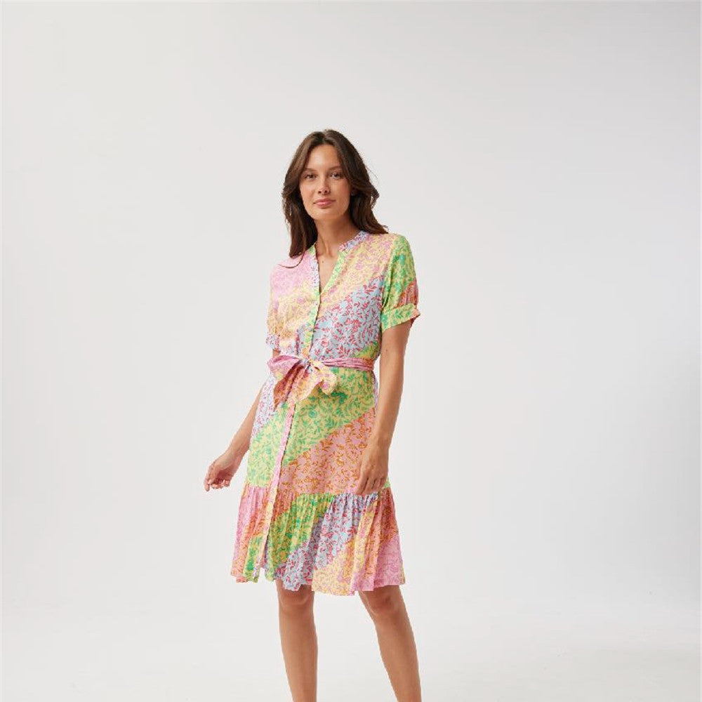 Robe imprimée - Taille : XSMALL - Couleur : Multicolore
