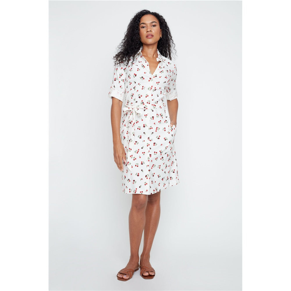 Robe imprimée de motifs fruités