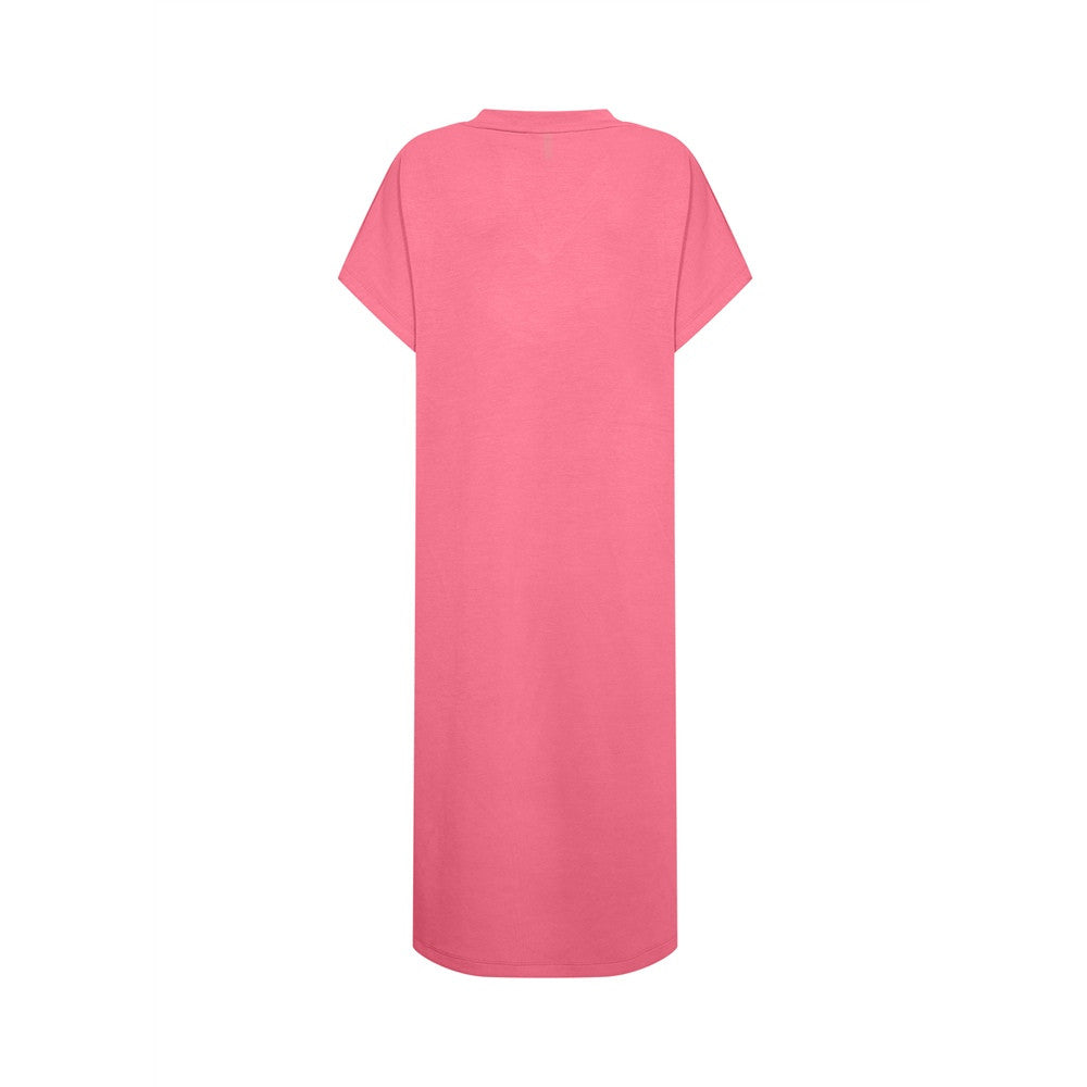 Robe longue col V