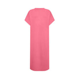 Robe longue col V