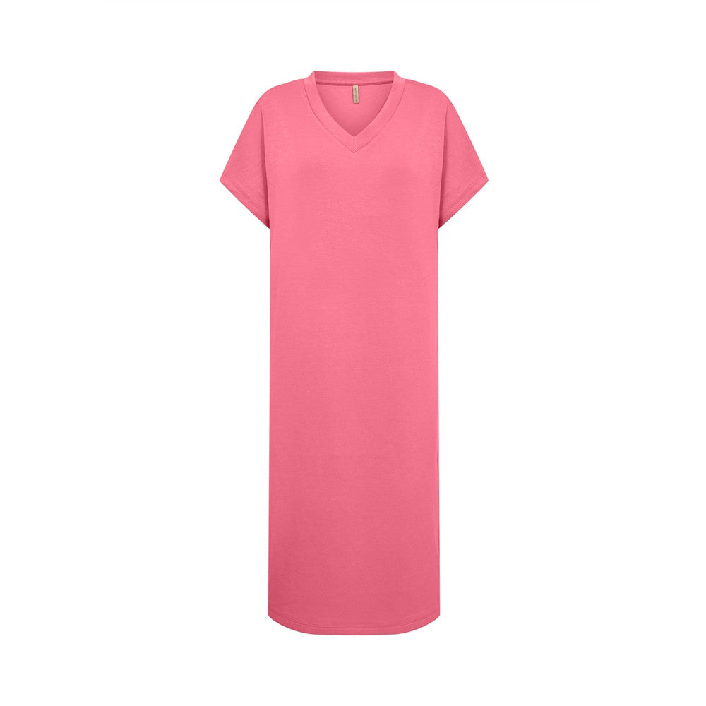 Robe longue col V