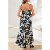 Robe longue imprimée