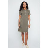 Robe polo avec poches - Taille : SMALL - Couleur : Kaki