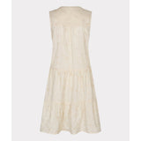 Robe sans manches avec broderie et sequins