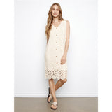 Robe sans manches en crochet
