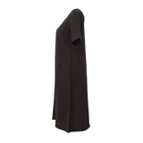 Robe unie à col V