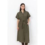 Savannah | Robe chemisier ceinturée - Taille : XSMALL - Couleur : Kaki