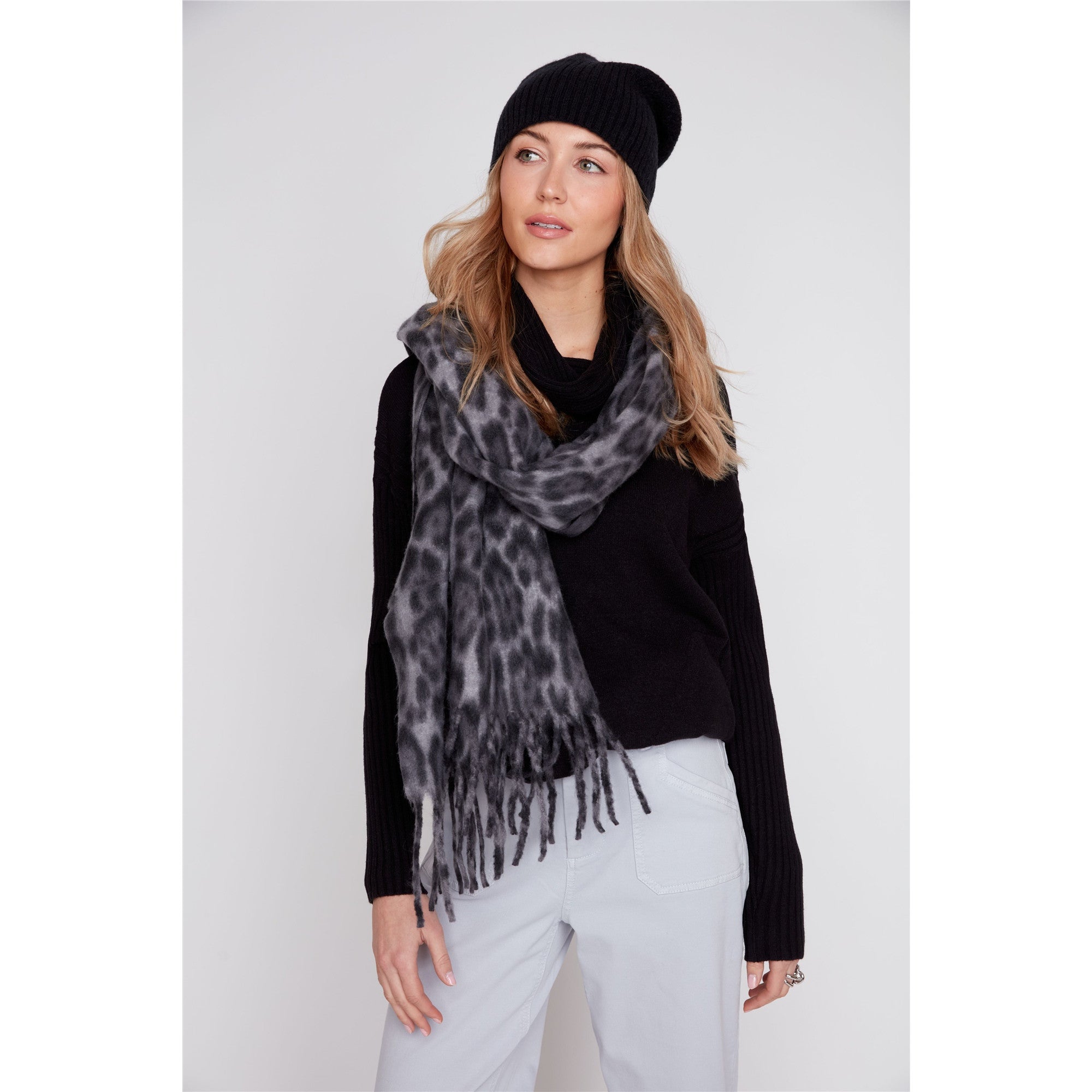 Scout | Foulard imprimé animal - Taille : ONE SIZE - Couleur : Noir