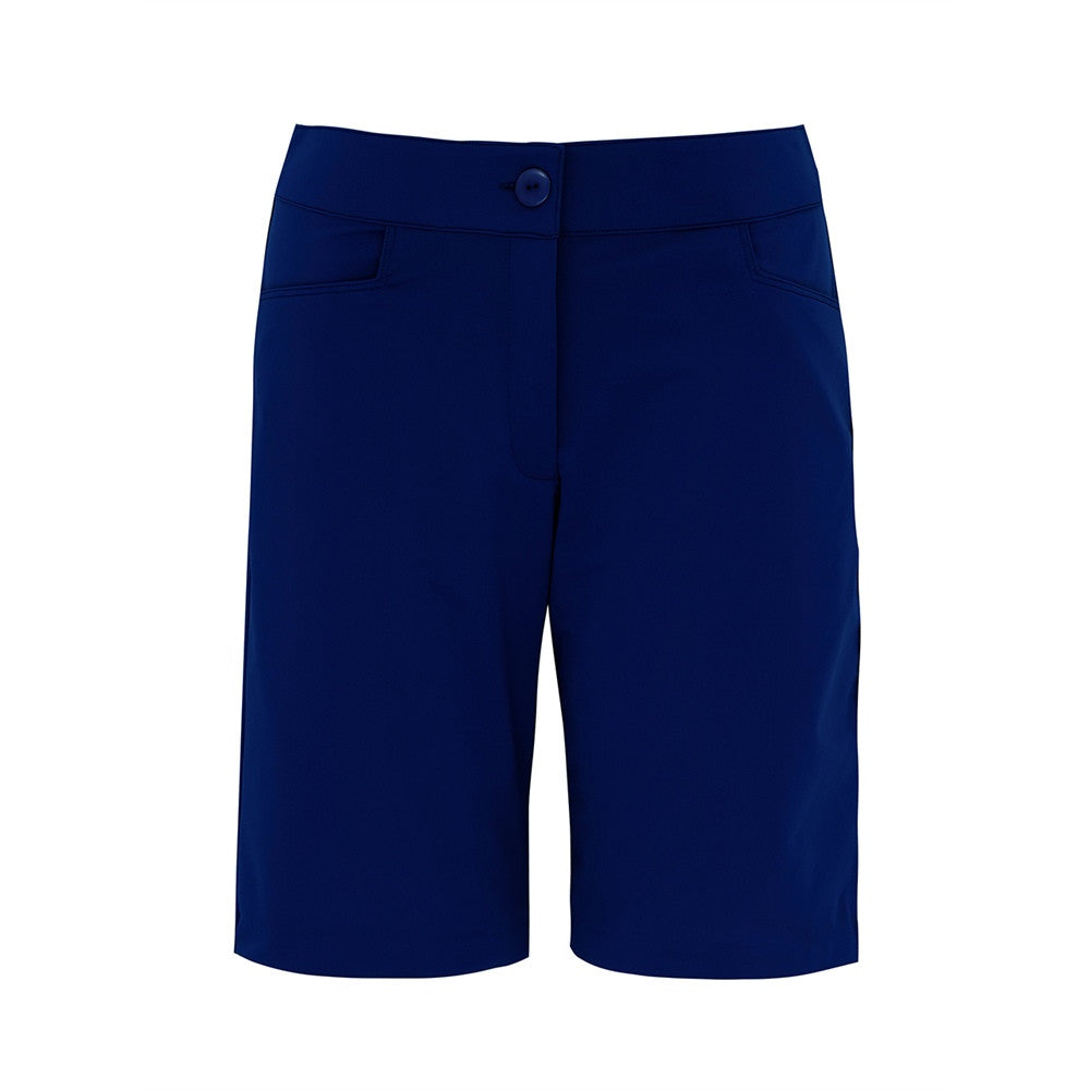 Short à fermoir et bouton - Taille : XSMALL - Couleur : Marine
