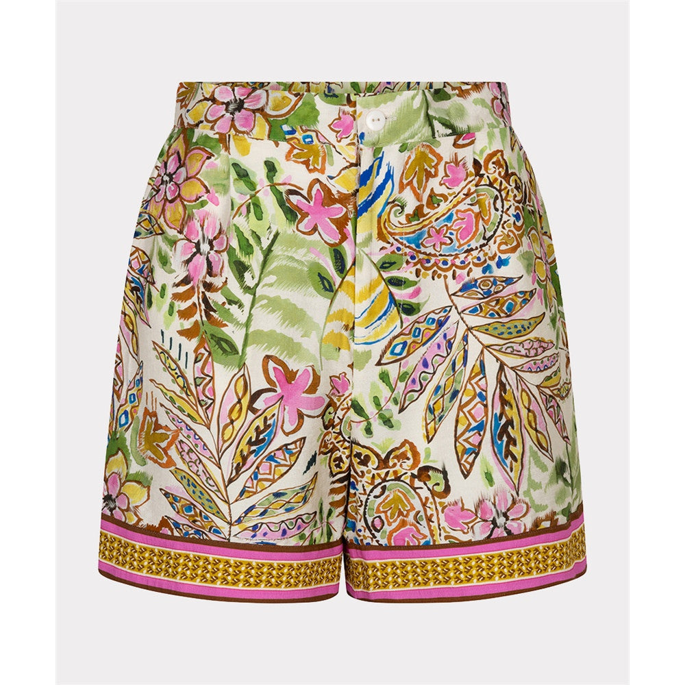Short à imprimé floral