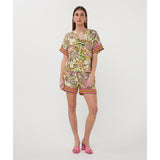 Short à imprimé floral