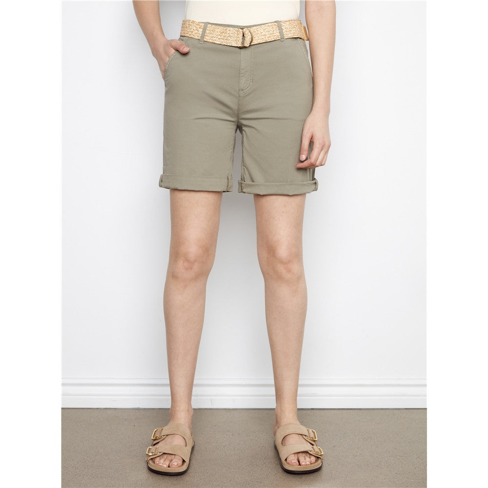 Short à revers au bas