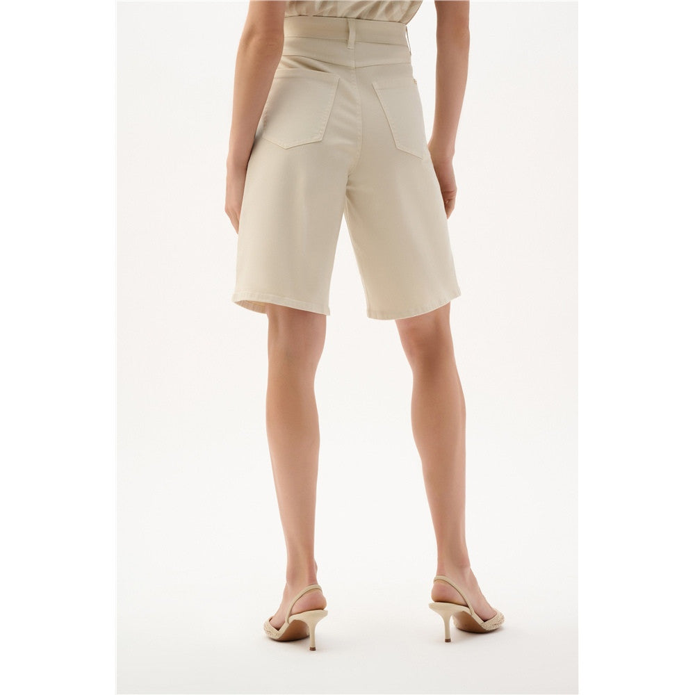 Short en jean droit