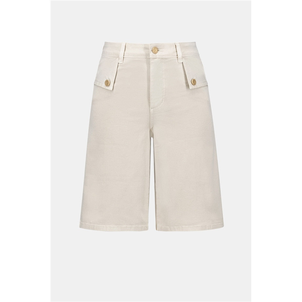 Short en jean droit
