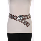 Sundance | Ceinture boucle argent - Taille : MEDIUM - Couleur : Brun