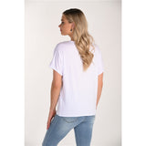 T-shirt à imprimé de fleurs