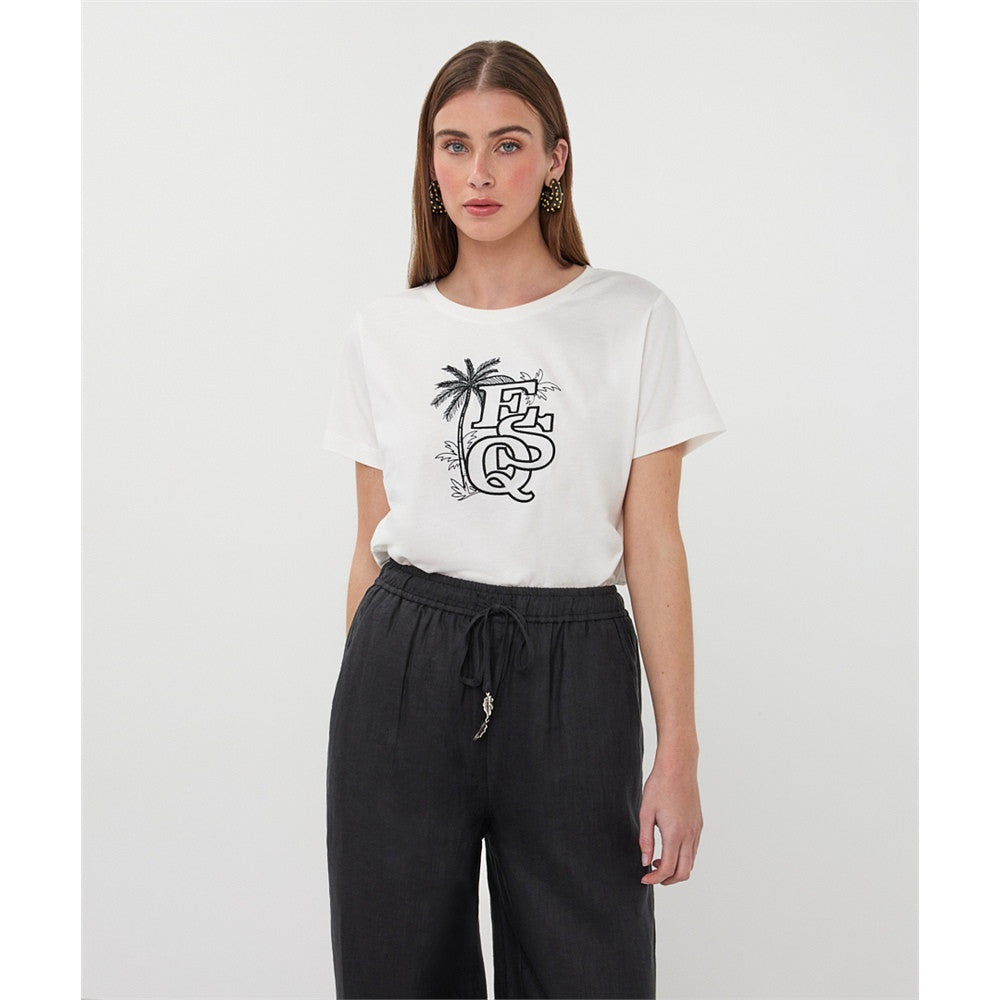 T-shirt avec broderie