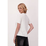 T-shirt avec broderies d'abeilles