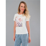 T-shirt avec fleur