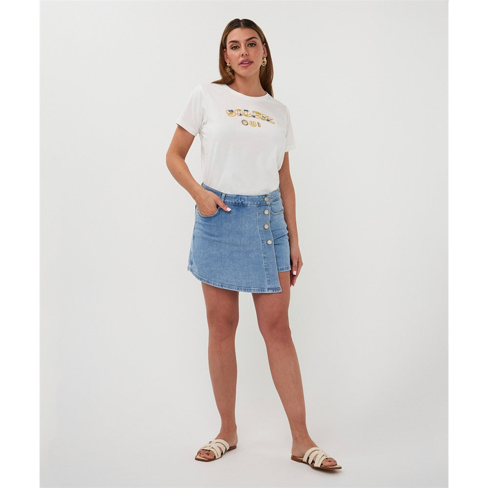 T-shirt brodé “Soleil Oui”