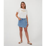 T-shirt brodé “Soleil Oui”