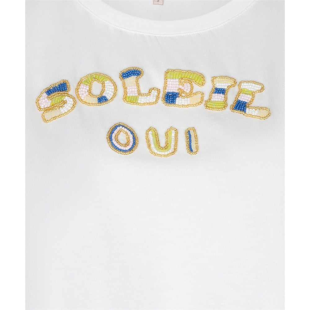 T-shirt brodé “Soleil Oui”