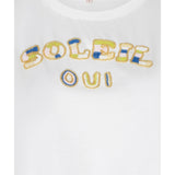 T-shirt brodé “Soleil Oui”