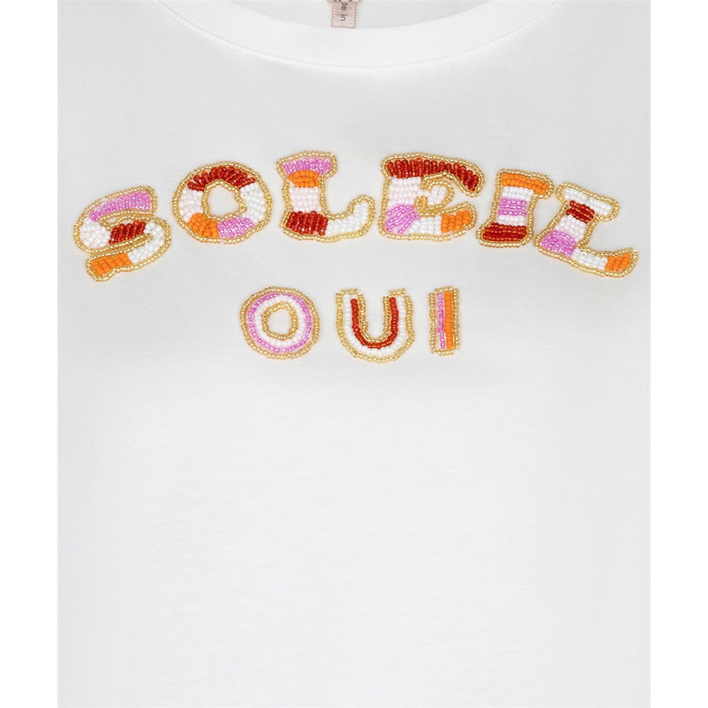 T-shirt brodé “Soleil Oui”