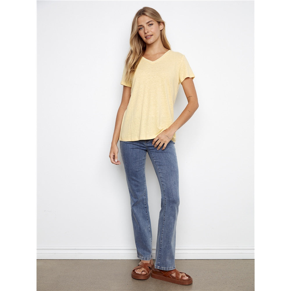 T-shirt col V