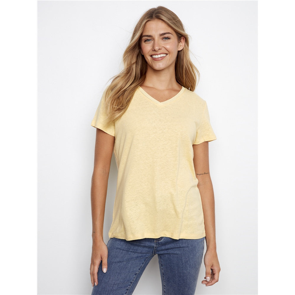 T-shirt col V