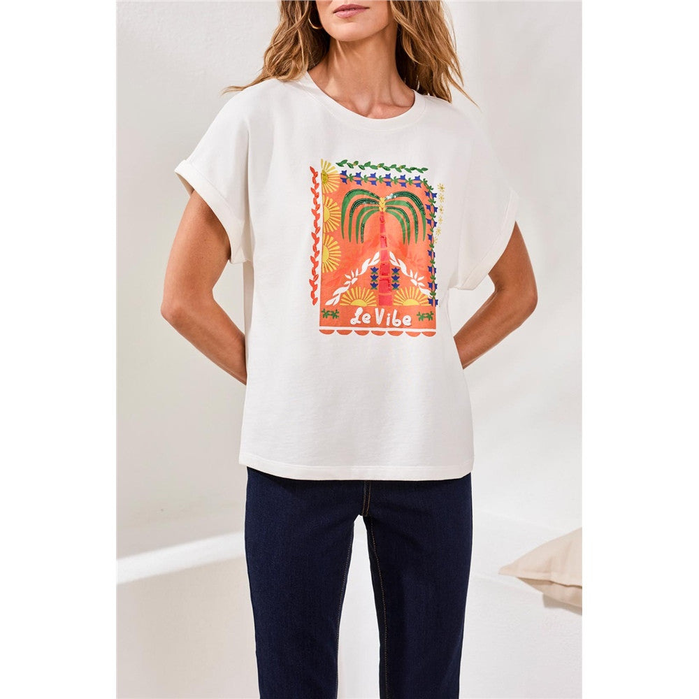 T-shirt graphique « Le Vibe »
