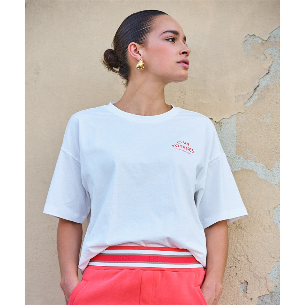 T-shirt imprimé " Voyages "