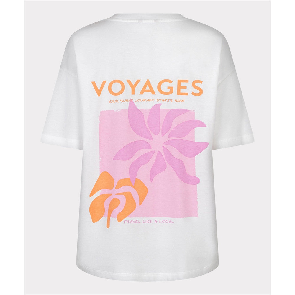 T-shirt imprimé " Voyages "