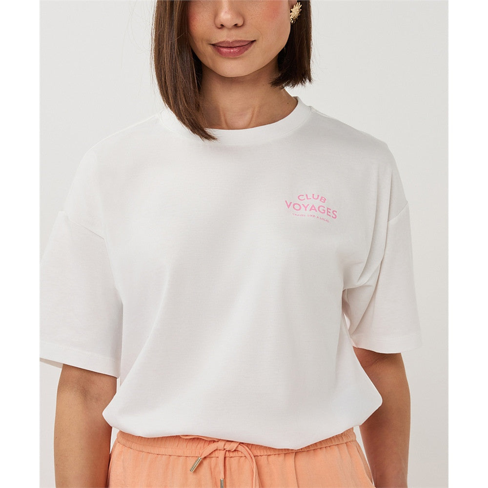 T-shirt imprimé " Voyages "