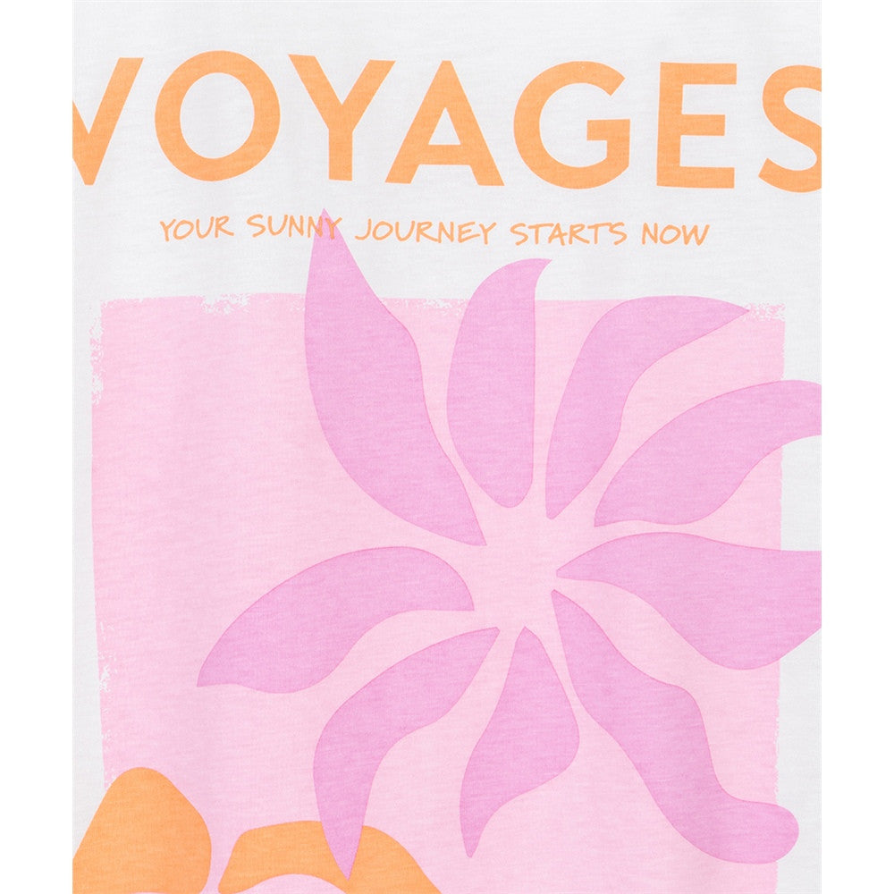 T-shirt imprimé " Voyages "