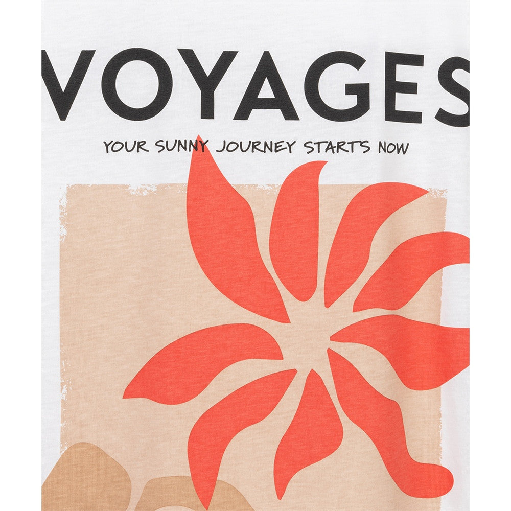 T-shirt imprimé " Voyages "
