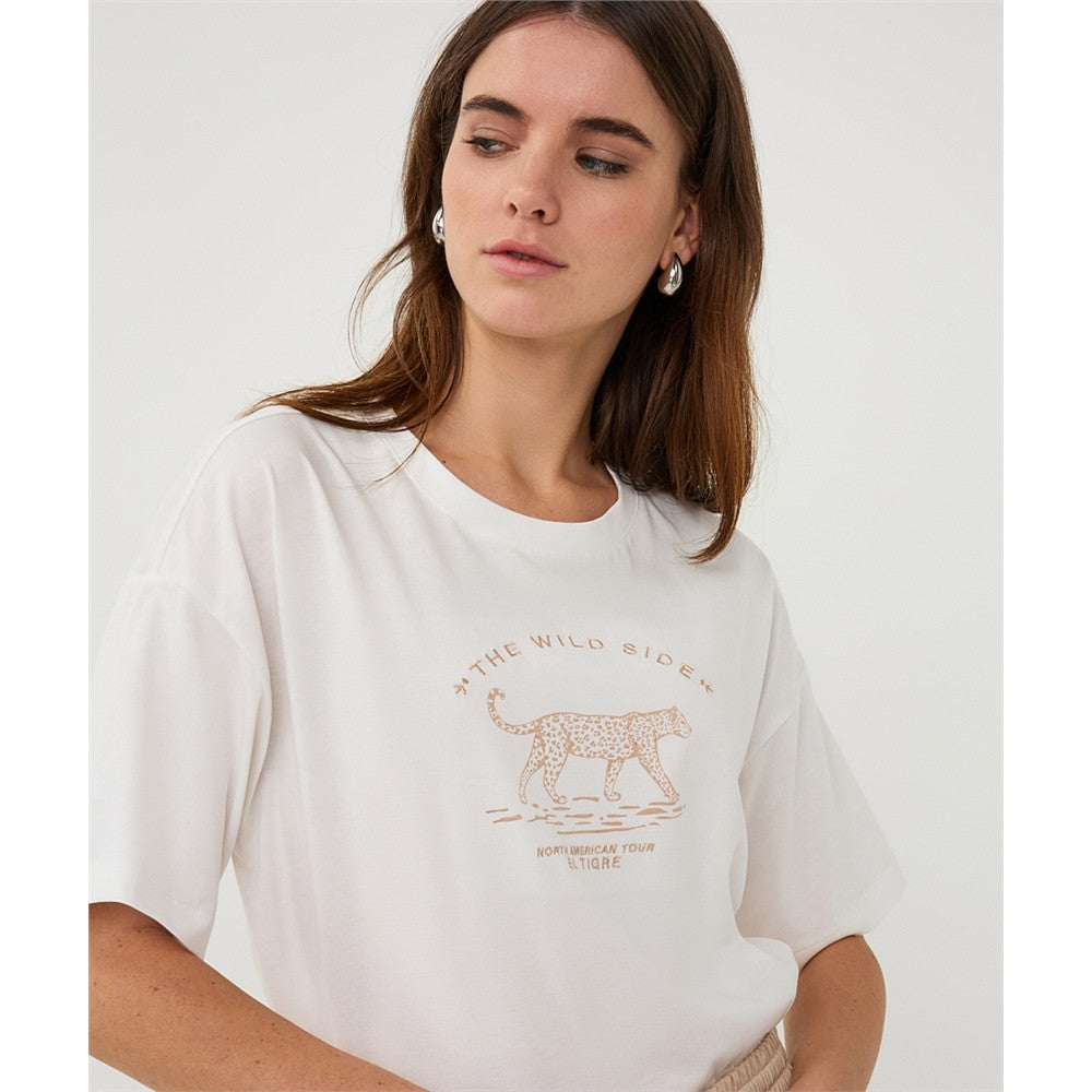 T-shirt imprimé animal