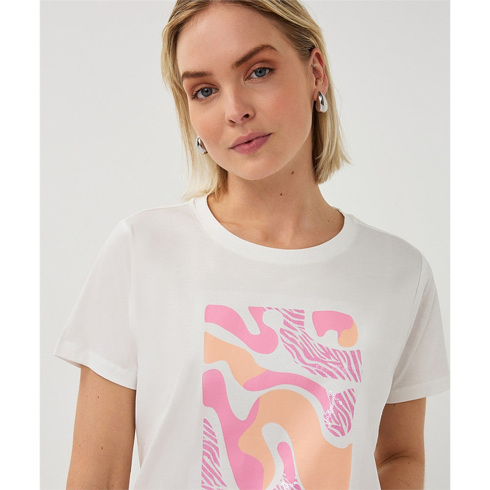 T-shirt imprimé artistique " Paris "