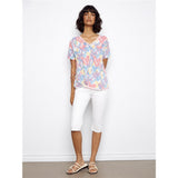 T-shirt imprimé cœurs pastel