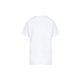 T-shirt imprimé fleur avec brillants