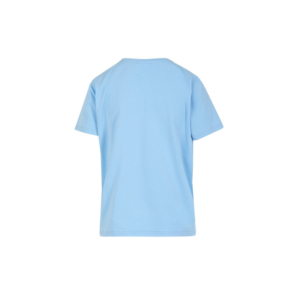 T-shirt imprimé fleur avec brillants