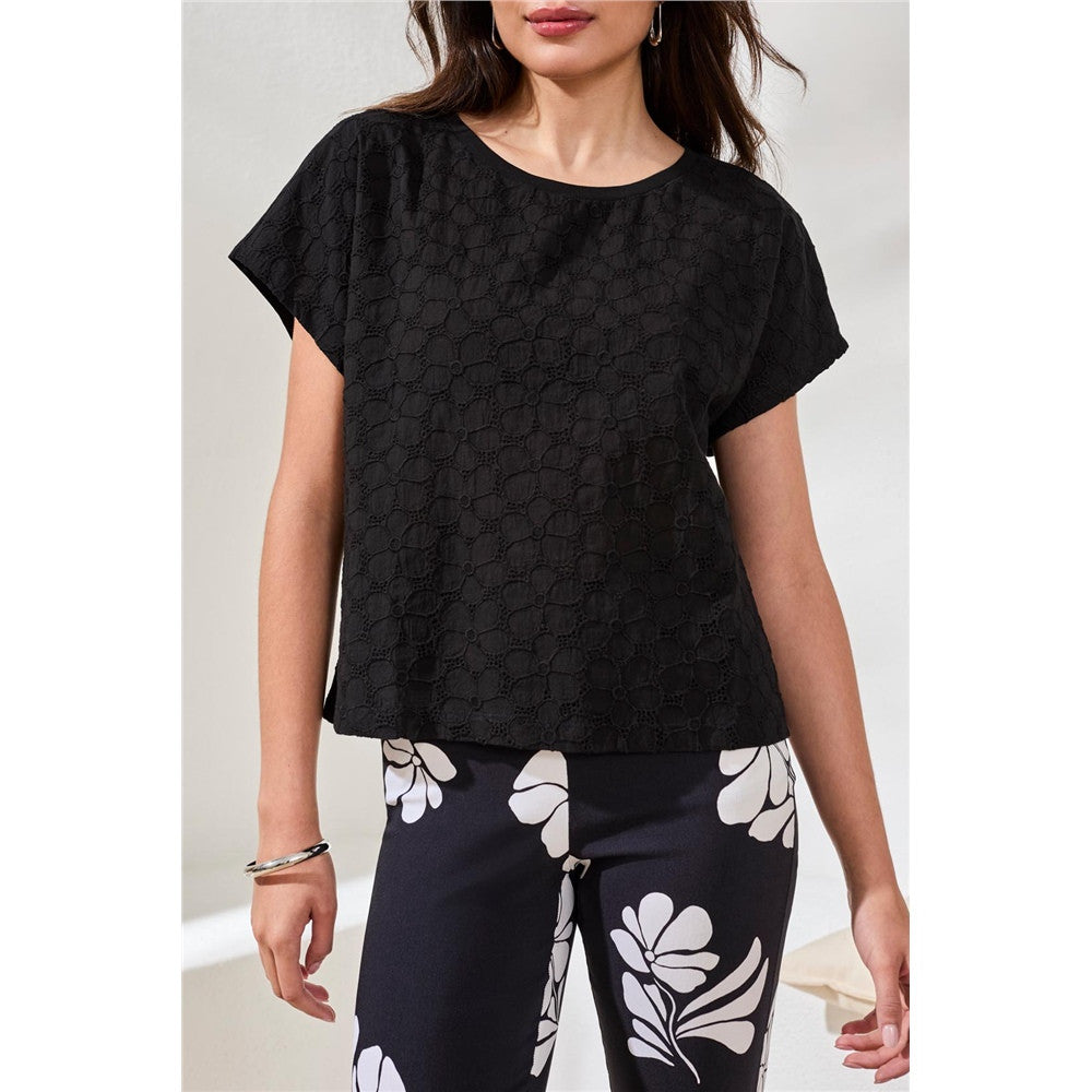 T-shirt imprimé graphique - Taille : SMALL - Couleur : Noir